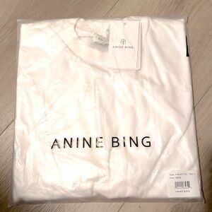BNIB ANINE BING Long Sleeve White Tee